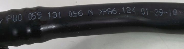 ВАКУУМНАЯ ТРУБКА AUDI VW 3.0 TDI 059131056N, фото 4
