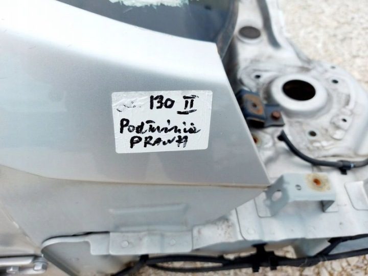 HYUNDAI I30 2 II ЛОНЖЕРОН ПРАВЫЙ ПЕРЕДНИЙ БРЫЗГОВИК КУЗОВА ОБШИВКА ЧЕТВЕРТЬ RAH, фото 3