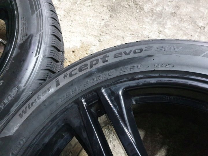 Диски алюминиевые VW Amarok T5 T6 Multivan R20 5x120 зимние шины 255/50R20 7 мм, фото 14