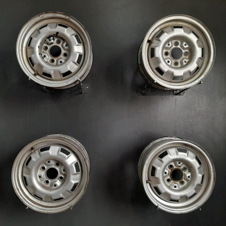 4× Штампованный диск Volkswagen 5.5" x 13" 5x112 ET 38, фото 1