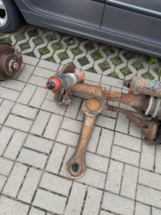 Подвеска задняя Mercedes W108 балка в сборе, фото 2
