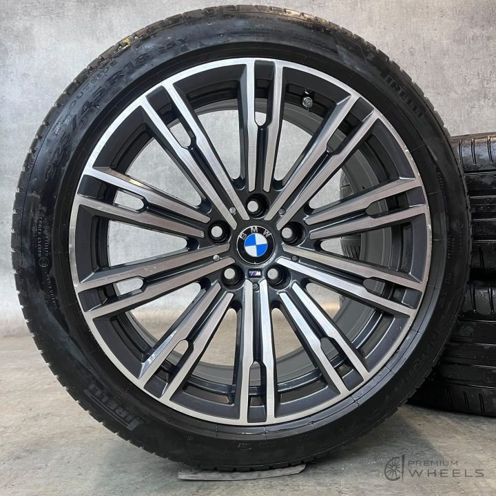 18” OEM колеса диски BMW серия 3 4 G20 G21 G22 790M 8089890 8089891 Pirelli, фото 3