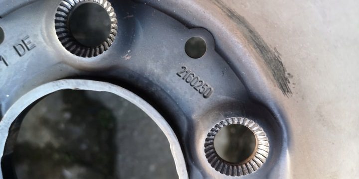 Штампованный диск Mercedes-Benz OE MERCEDES C КЛАСС W205 A205 6.5" x 16" 5x112 ET 38, фото 10