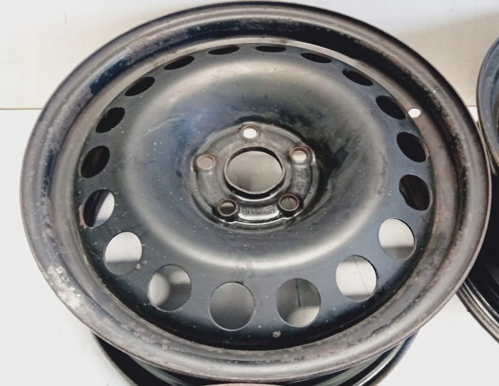 4× Штампованный диск Opel OE 13383367 6.5" x 16" 5x105 ET 39, фото 6