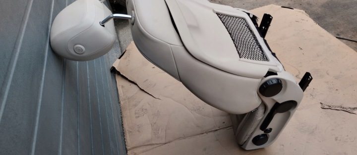 Сиденье левое переднее водителя Mercedes V-класс W447 кожа бежевая EU, фото 12