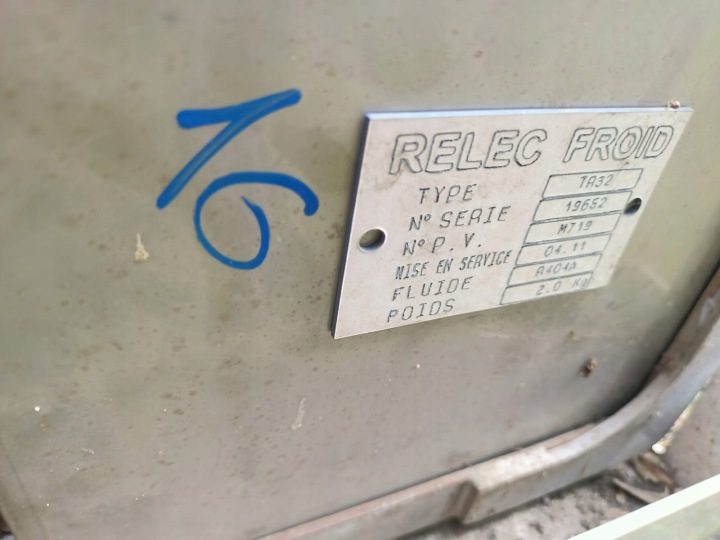 АГРЕГАТ ХОЛОДИЛЬНЫЙ РЕФРИЖЕРАТОР RELEC FROID TR32 № 16, фото 4