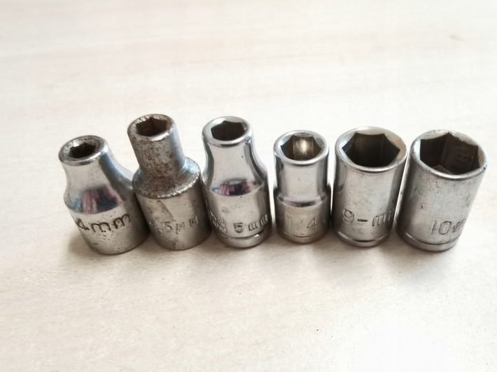Набор головок 1/4" 6-kątnych 4-10mm, фото 1