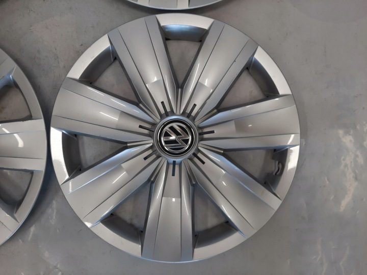 4× Колпак Volkswagen Оригинальный 16" серебристый, фото 5