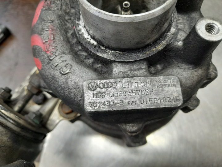 VW AUDI SKODA 1.9 TDI ТУРБОКОМПРЕССОР 038145702H, фото 5