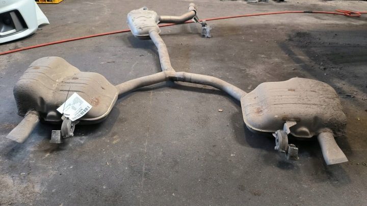 ВЫХЛОП В СБОРЕ AUDI A4 B9 S-LINE, фото 4