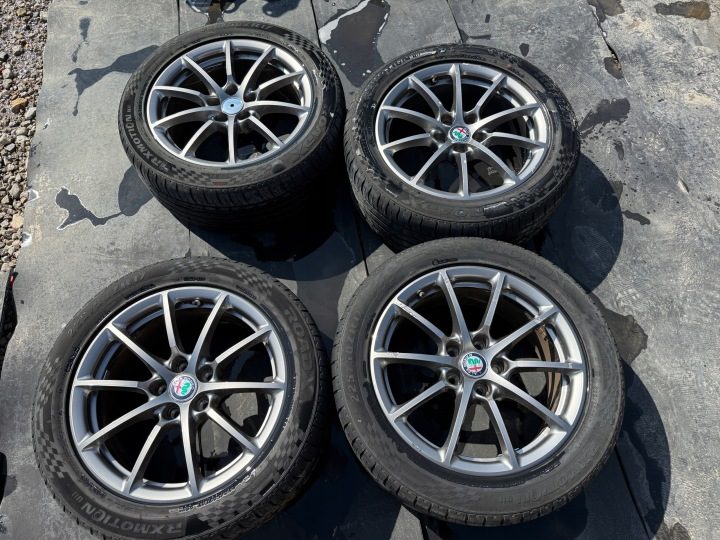 КОЛЕСА ДИСКИ С ШИНАМИ ALFA ROMEO GIULIA 225/50R17, фото 2