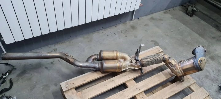 S3 8Y A3 ТРУБА WYDECJOWA КАТАЛИЗАТОРЫ DPF 2.0 TFSI 5WA131723E 5WA131701, фото 1