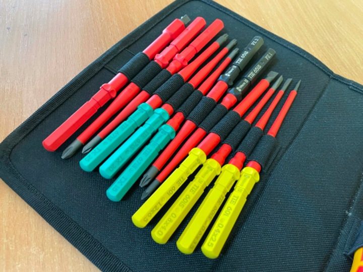 WERA KRAFTFORM Комплект Отверток Izolowanych для Электрика VDE 1kV 24 шт., фото 2