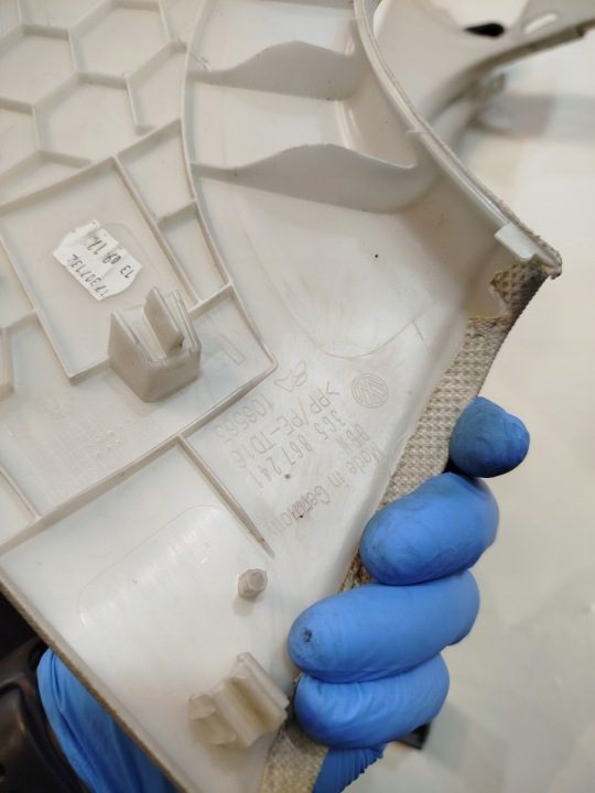 Накладка стойки левая VW Passat B8 GTE 3G5867241, фото 2
