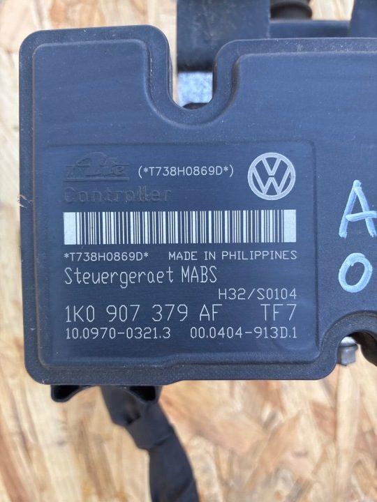 VW SKODA AUDI SEAT НАСОС БЛОКА УПРАВЛЕНИЯ ABS 1K0614117 AC 1K0 907 379 AF, фото 2