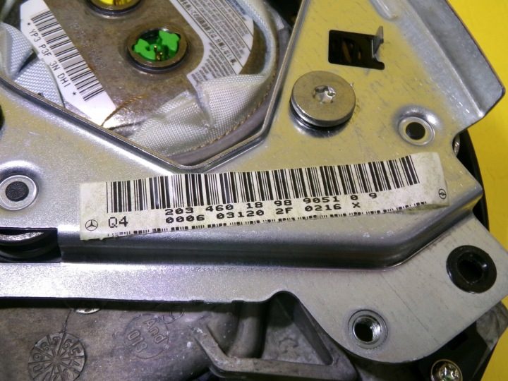 РУЛЬ С ПОДУШКОЙ МУЛЬТИФУНКЦИОНАЛЬНЫЙ MERCEDES-BENZ C W203 A2034600803 NR172, фото 16