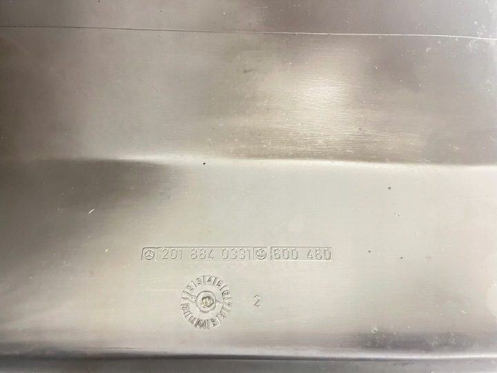 НАКЛАДКА ПОРОГА ЛЕВАЯ ЗАЩИТА ОРИГИНАЛ MERCEDES 190 W201 2018840331, фото 9