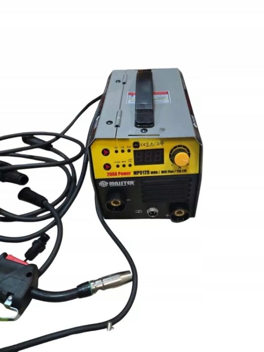 Сварочный аппарат ИНВЕРТОРНЫЙ IGBT MIG FLUX MMA полуавтомат MP Majster MP0128 Synergy, фото 1