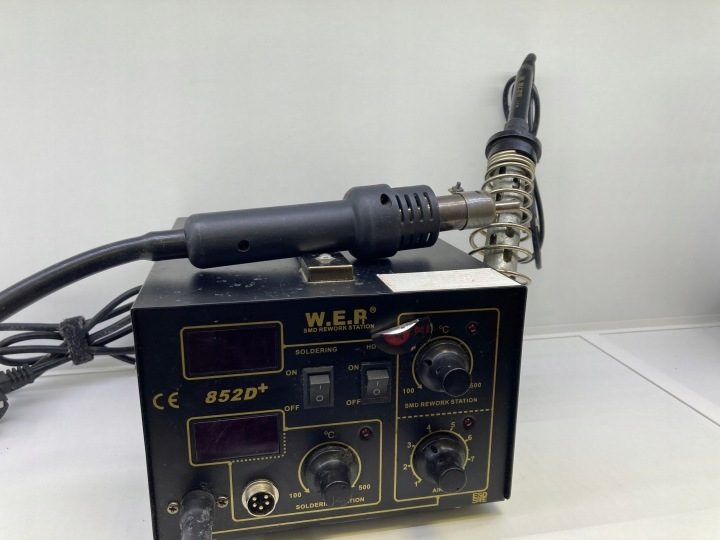 Паяльник 2w1 (на горячий воздух и контактный) WEP 700 Вт, фото 1