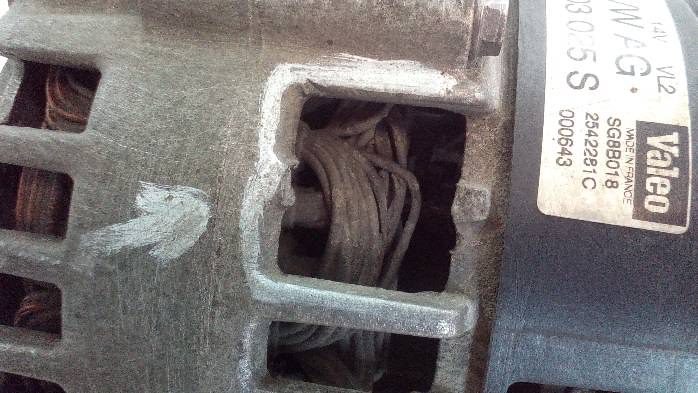 Генератор Volkswagen Polo III 1,4 MPI 037903025S, фото 4