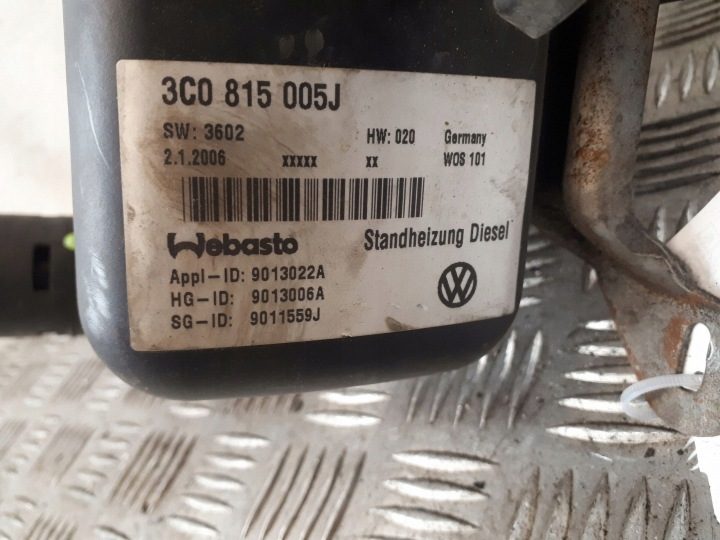 2006 Volkswagen PASSAT B6 Автономный отопитель (Webasto) 3C0815005J, фото 8