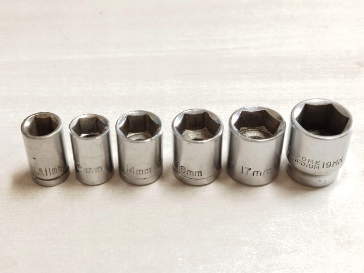 Насадки 3/8" 6-kątne 11,12,14,16,17,19 мм, фото 1