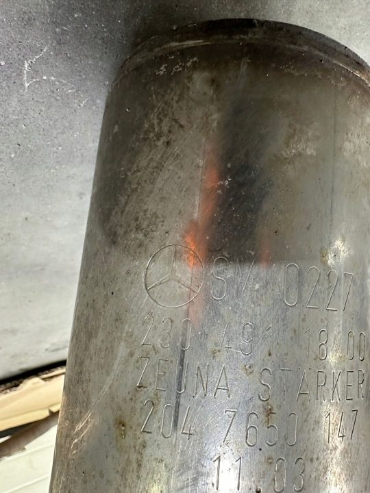 Глушитель, exhaust,katalizator Mercedes SL R230,W230 SA2, SL350, V6,3.7, фото 14