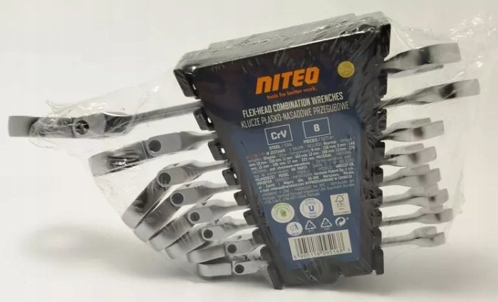 Niteo Tools Ключи рожково-торцевой przegubowe комплект 8 штук NITEO, фото 2