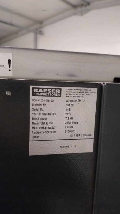 Компрессор масляный Kaeser Aircenter SM12 270 l 9 бар, фото 5