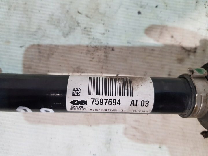 ПОЛУОСЬ ПРАВАЯ 7597694 BMW F30 F31 F22 F32 EUR XDRIVE 3.0D АКПП, фото 8