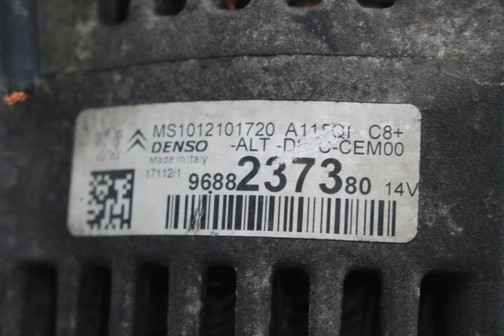 Генератор Peugeot Citroen 1.2 VTi 9688237380, фото 3