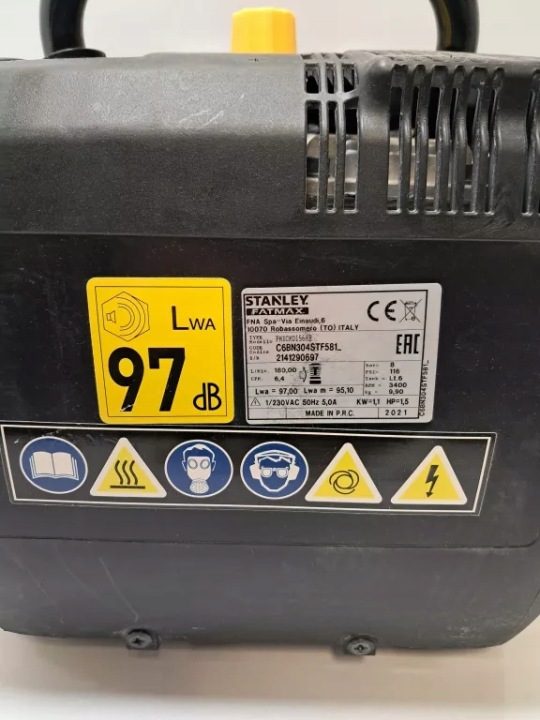 Компрессор аккумуляторный Stanley FatMax SFMCE520B-QW V20 18V Li-Ion 11 бар, фото 6