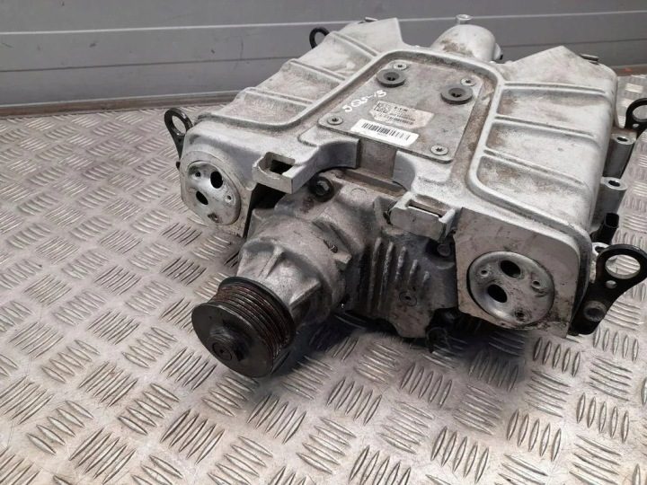 Кронштейн компрессора подвески AUDI Q5 (8R) 06E145601AG 3.0L бензин 2014, фото 6