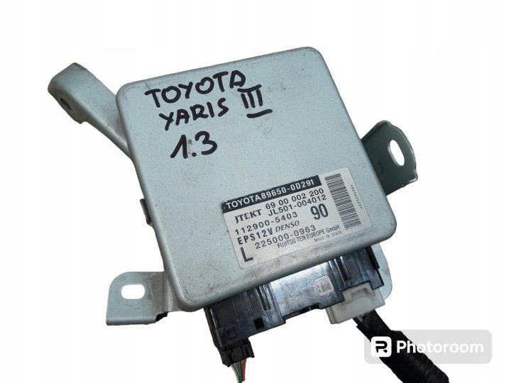 БЛОК УПРАВЛЕНИЯ ГИДРОУСИЛИТЕЛЯ TOYOTA YARIS III P13 89650-0D291, фото 1