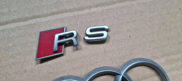 RS5 8W рестайлинг S5 эмблема логотип крышки двигателя Audi RS 4H0103940A RS4 B9, фото 3