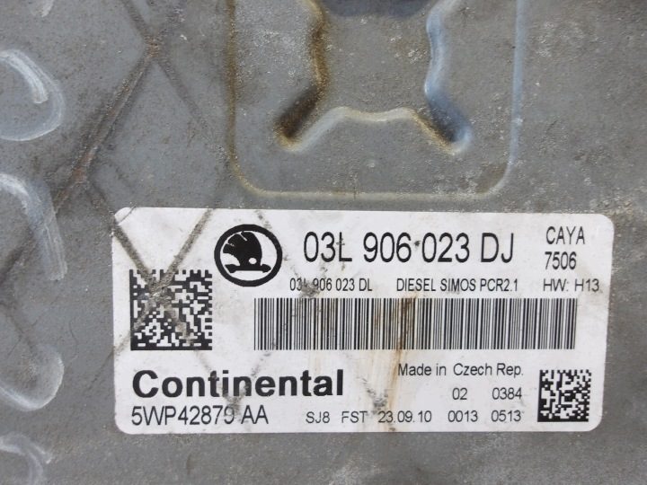 Блок управления двигателем Skoda Fabia II 03L906023DL, фото 6