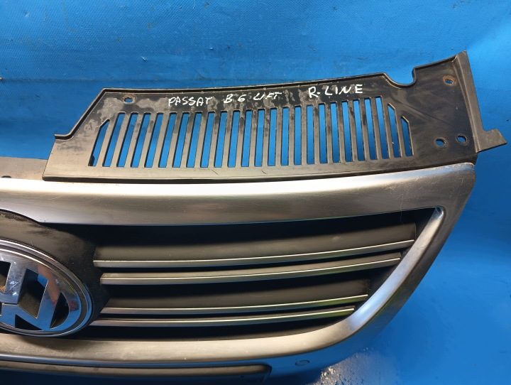 РЕШЕТКА РАДИАТОРА РЕШЕТКА РАДИАТОРА VW PASSAT B6 R-LINE PDC 05-10r., фото 4