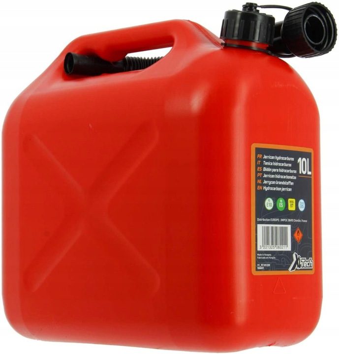 Канистра Cartec 506021 на топливо красное 10 L, фото 9
