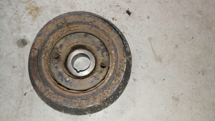 Шкив вала 2.0 d4d 1cd Toyota Corolla e12 02-04, фото 1