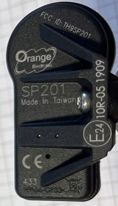 ДАТЧИКИ ДАВЛЕНИЯ КОЛЕС TPMS ORANGE УНИВЕРСАЛЬНЫЕ КОМПЛ., фото 2