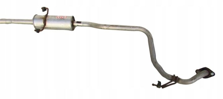 Глушитель средний выхлопная труба зонд Toyota Yaris II 1.0 бензин 2005-2011R, фото 2