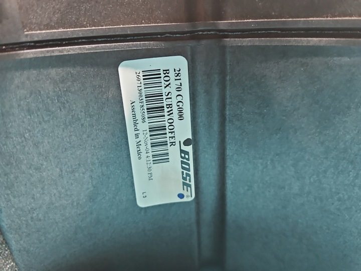 Сабвуфер Bose Infiniti FX I 03-08, фото 2