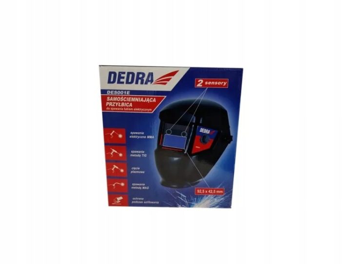 Капот сварочный Dedra DES001E маска, фото 1