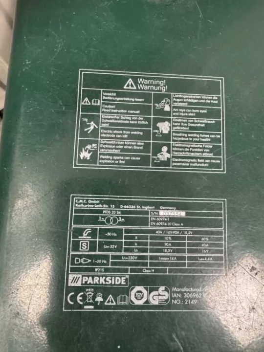 Полуавтомат сварочный Parkside PFDS 33 B4, фото 7