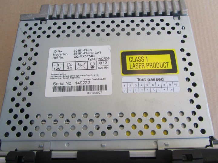 Магнитола CD Suzuki SX4 Fiat Sedici 06-14r 39101-79JB, фото 9