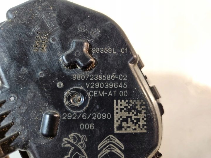 ДРОССЕЛЬНАЯ ЗАСЛОНКА ОРИГИНАЛ 9807238580 PEUGEOT PARTNER 4 IV, фото 3
