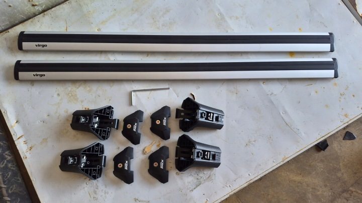 Inter Pack Virgo IR 120 G2 багажник на крышу рейлинги серебристые 75 кг T-profil, фото 1