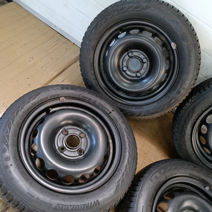 КОЛЕСА ЗИМНИЕ 4.5J 14" ET35 4x100 PEUGEOT 107 108 CITROEN C1 AYGO 165/65/R14, фото 2