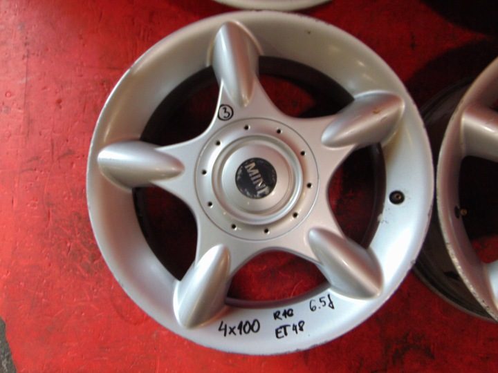 4× Литой диск Mini OE 4x100 6.5" x 16" 4x100 ET 48, фото 4