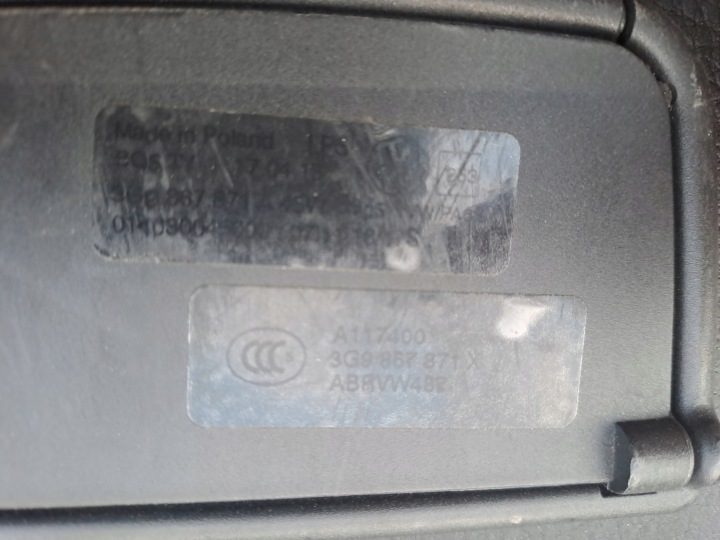 VW PASSAT B8 ШТОРКА ОБШИВКА БАГАЖНИКА, фото 2